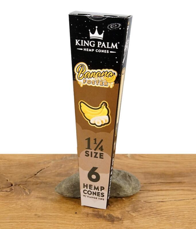 King Palm Cones Banan Foster 6er Pack