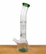 Seitenansicht der Black Leaf Icebong mit 2x 6-Arm Baumperkolator
