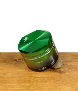 Black Leaf Alu Grinder Ø62mm 4-tlg. changierend Grün-Schwarz
