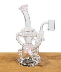 Blaze Dab Rig Recycler Pink