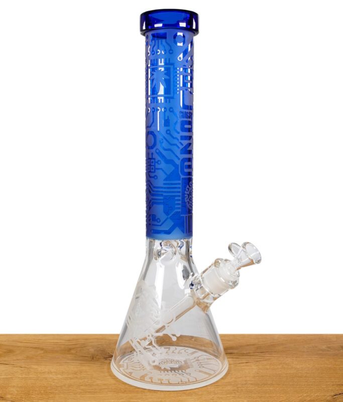 Blaze Glass Beakerbong Ice Aquamarin