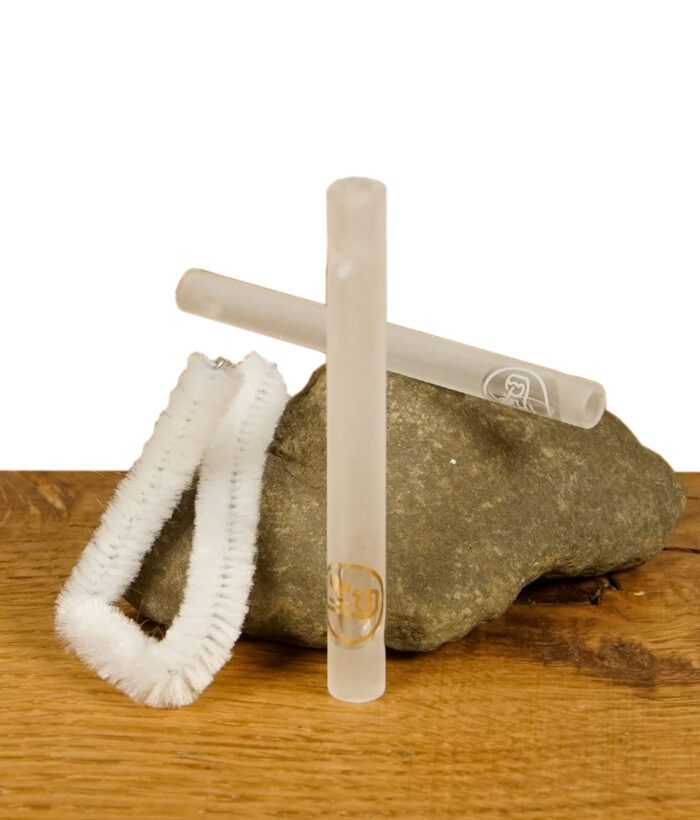 Hippie Bong Glasfilter Sandgestrahlt