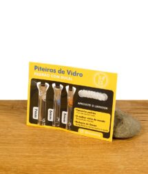 Hippie Bong Glasfilter Dreierset in Verpackung