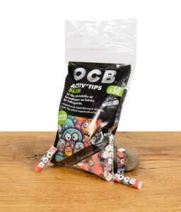 OCB Activ'Tips Aktivkohlefilter Slim 50er Pack Ø7mm "Limited Edition"