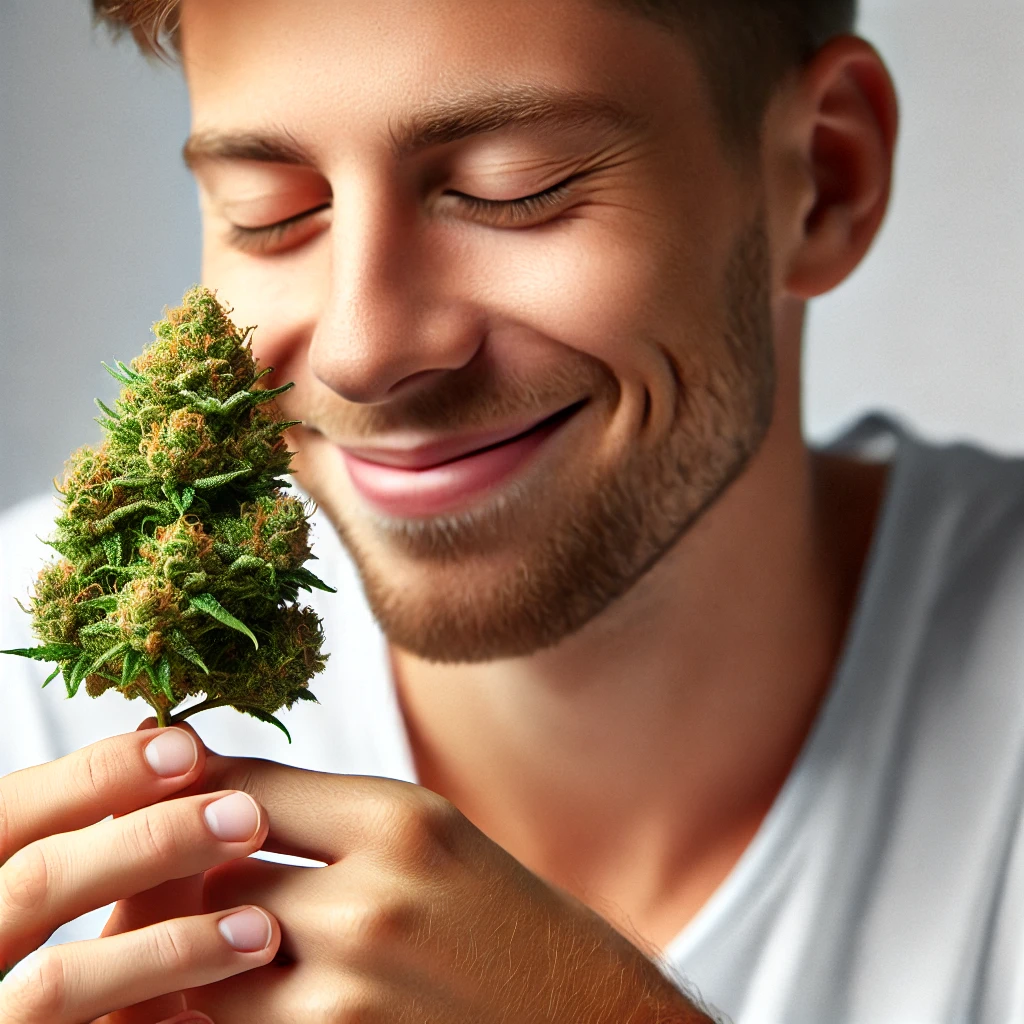 Es fragen sich viele: Warum stinkt Cannabis? Unser Kollege hier kann das nicht nachvollziehen!