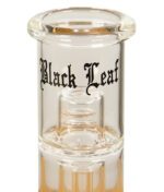 Wasserkammer Domperkolator von nahem mit Black Leaf aufdruck auf Halz