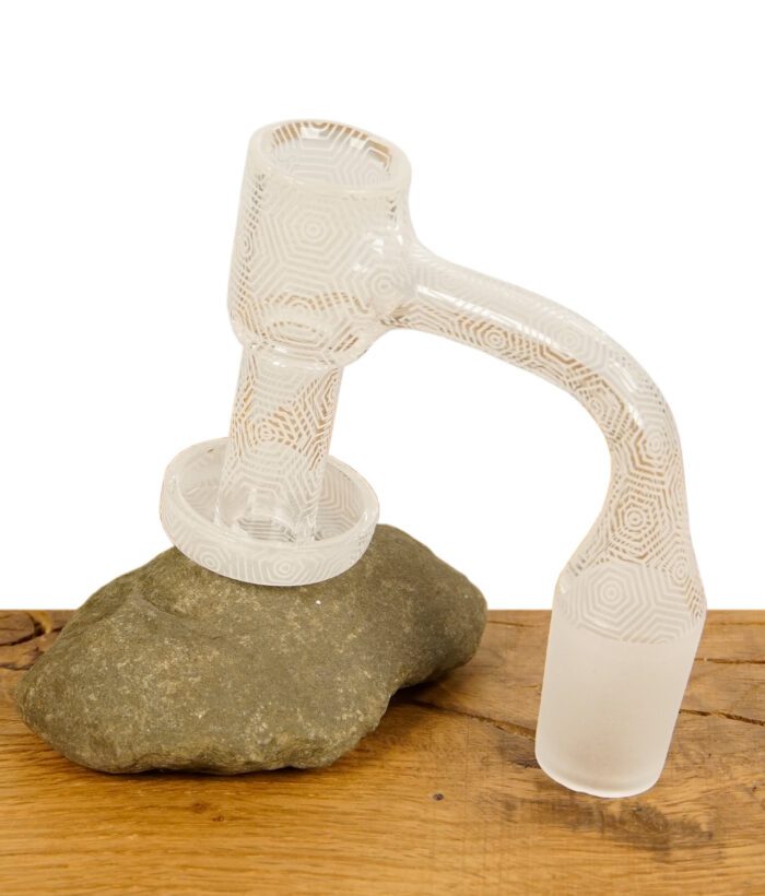 Der Black Leaf Terp Slurper ist Sandgestrahlt mit 90° und mit NS19
