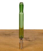 Der DynaVap Vaporizer mit Vapolicx Glasrohr in Grün mit 90mm Länge