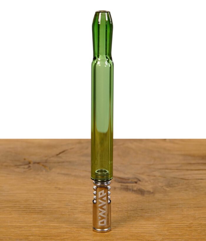 Der DynaVap Vaporizer mit Vapolicx Glasrohr in Grün mit 90mm Länge