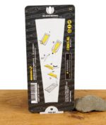 Rückseite der The Original King Size Cones Verpackung – bebilderte Anleitung zur Verwendung der vorgedrehten Cones mit Füllhilfe.