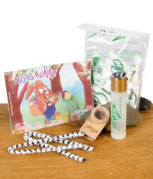 Purize Buds Bunny Set mit Aktivkohlefiltern, Holzpfeife, Pfeifenreinigern und Feuerzeug
