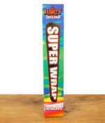 Juicy Super Wrap Infrared Verpackung in buntem Design auf Holztisch