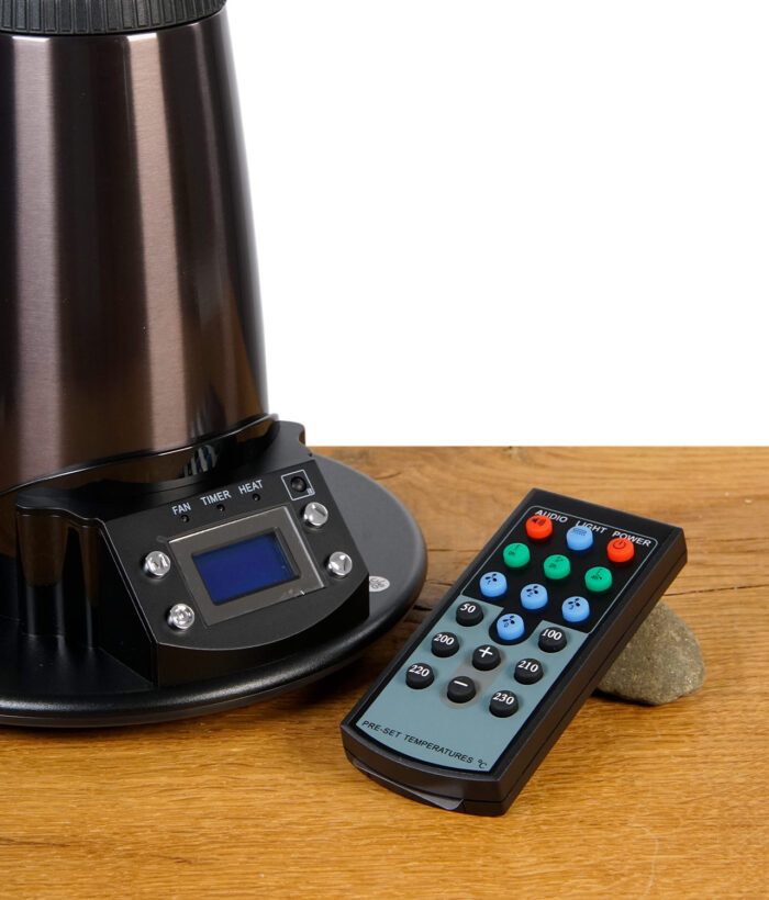 Arizer Extreme Q Vaporizer mit Fernbedienung – Temperatursteuerung und Display im Detail