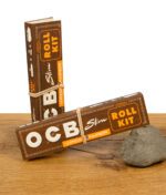 OCB Roll Kit Virgin Paper Slim mit Papers, Tips und integriertem Tray