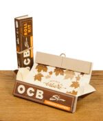 Innenansicht des OCB Roll Kit Virgin Slim mit geöffnetem Tray