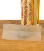 Einzelnes RAW Ethereal Paper – transparentes King Size Wide Blättchen mit RAW-Wasserzeichen