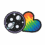 Bunte Dab Mats aus recyceltem Gummi als Unterlage für Dab Rigs, Bongs oder Zubehör, schützt Glas und sorgt für stabilen Stand.