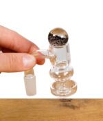 NS14 Slurper Banger mit eingesetzter Terp Marble – gehalten in der Hand