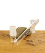 Black Leaf Drop Down Adapter Ansatz 90° NS19/14 auf Holz