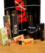 Komplettes Kiffer Starterset mit Grinder, Papers, Filtern und Zubehör