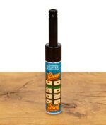 Clipper Mini Stabfeuerzeug mit blauem „Green Stack“ Retrodesign und Schubladenmotiv