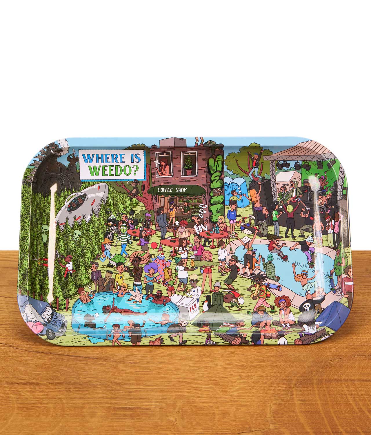 where-is-weedo-rolling-tray-jpg Rolling Tray Drehunterlage von Best Buds mit "Where is Weedo" Aufschrift