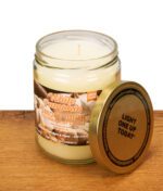 Offene Duftkerze White Pumpkin mit offenem Deckel von Smoke Odor