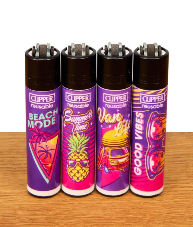 Clipper Feuerzeug Serie Summer 4er Set