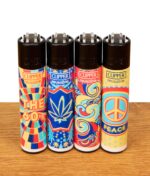 Clipper Feuerzeug Sixties im 4er Set
