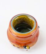 Offenes Honeycomb Bee Terp Jar von Empire Glassworks ohne Deckel