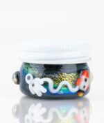 Astronaut und Rakete mit Dichroic Effekt auf Rosin Glas von Empire Glassworks
