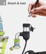 Schritt 3 der Peak Pro Link Installation mit hot Knife und bunter Rig