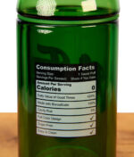 Die humorvolle Consumption Facts Tabelle auf dem Korpus der Big Fun Gravity Bong.