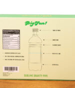 Rückseite der Verpackung mit Funktions-Diagramm der Big Fun Sublime Gravity Bong.